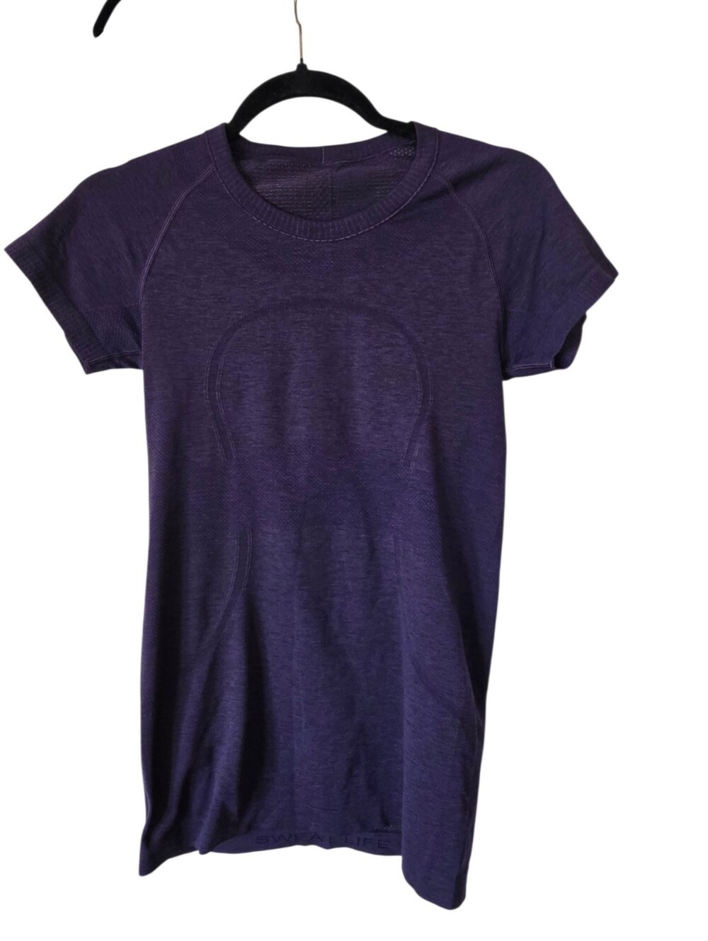 Lululemon Size 6 Run Swiftly Tech Women Short-Sleeve Seamless Dark Court Purple - Picture 5 of 6